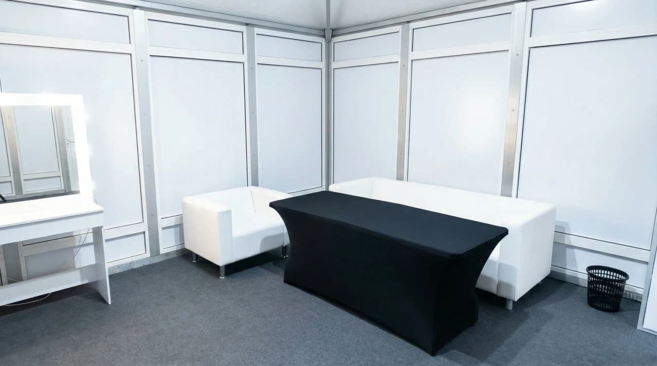 Аренда шатров и оборудования для гримерных