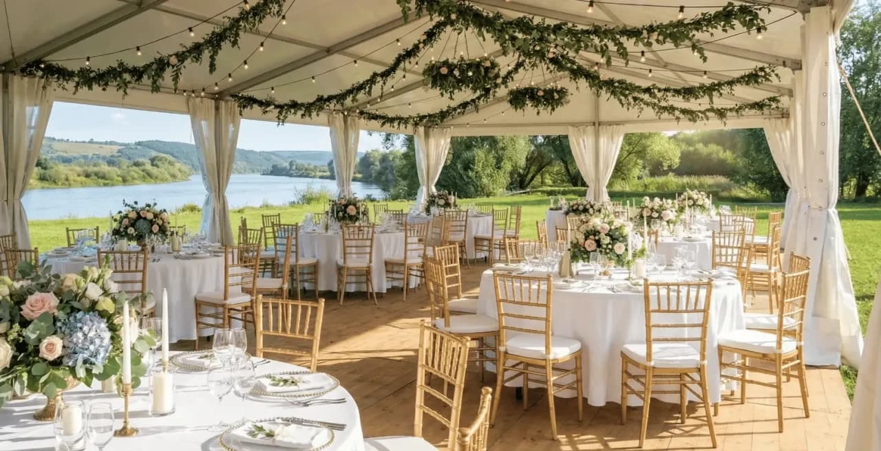 Аренда шатра для банкетов