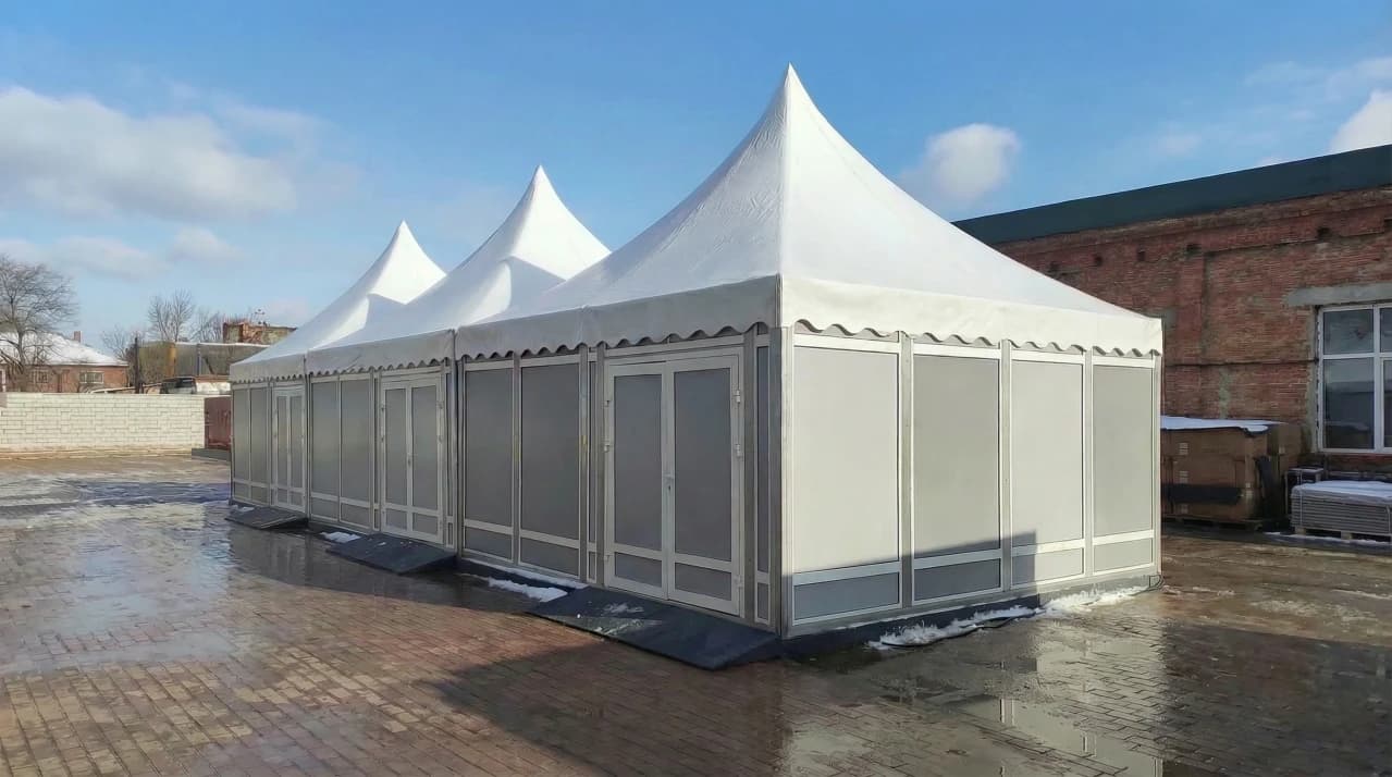 Аренда шатров и оборудования для гримерных